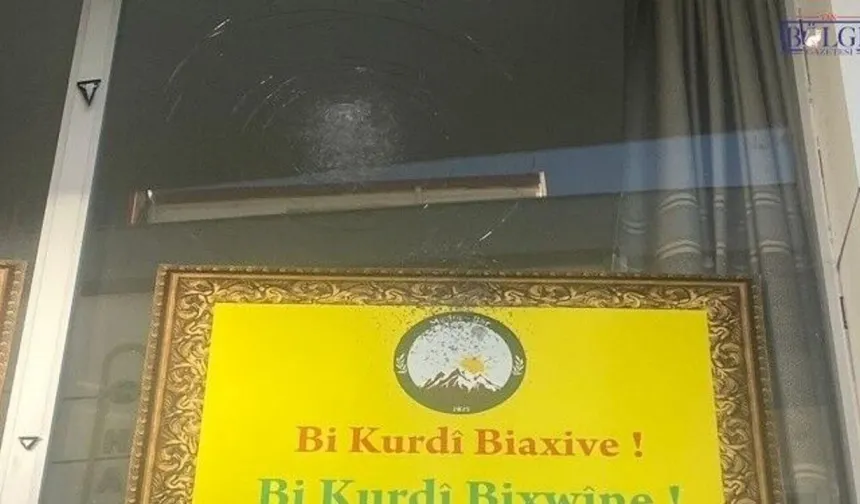 Kürt dil derneğine gece yarısı silahlı saldırı: 1 gözaltı