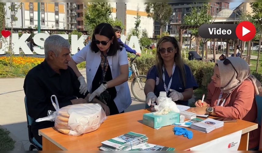 Yüksekova’da vatandaşlara sağlık taraması ve sağlıklı yaşam etkinliği