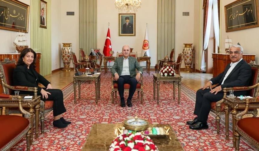 DEM Parti İmralı Heyeti, Kurtulmuş ile görüştü: Yasal düzenlemeler gündemde