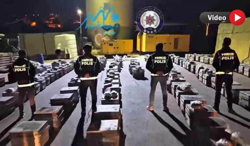 Yüksekova’da arı kovanlarına gizlenmiş 91,1 kilo uyuşturucu ele geçirildi