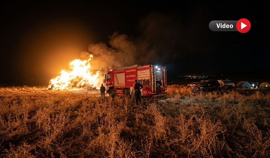 Yüksekova’da yangın: 5 bin bağ ot küle döndü