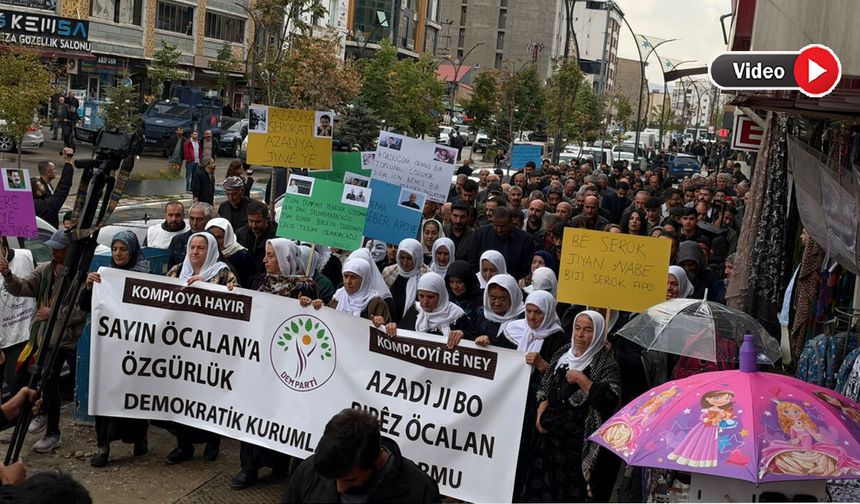Yüksekova’da 9 Ekim İçin Yürüyüş ve Basın Açıklaması Düzenlendi