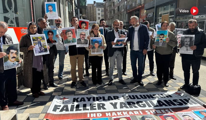 Yüksekova’da Hacı Ahmet Er için adalet çağrısı