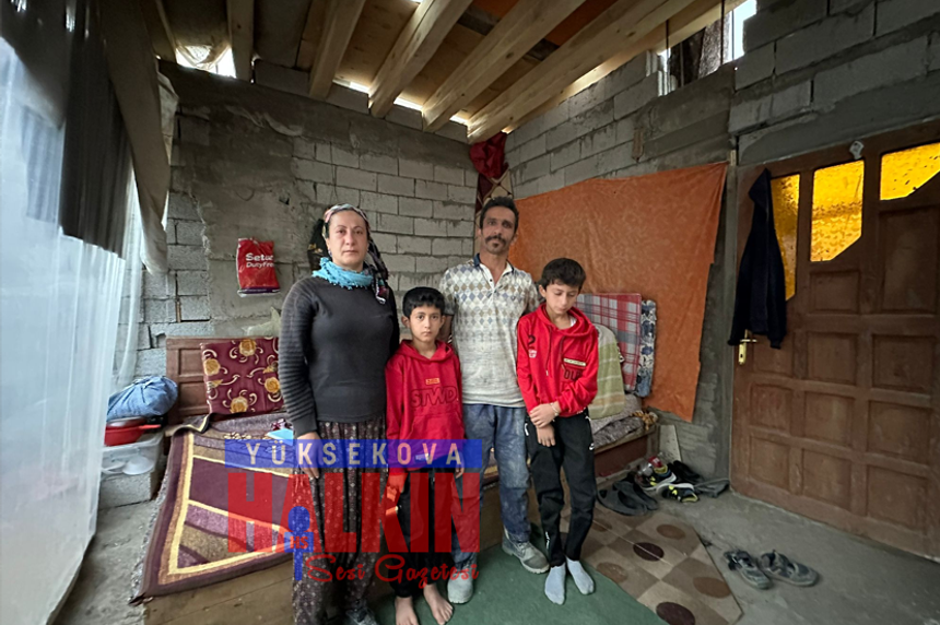 Yüksekova'da Duru ailesinin yürek burkan yaşam mücadelesi