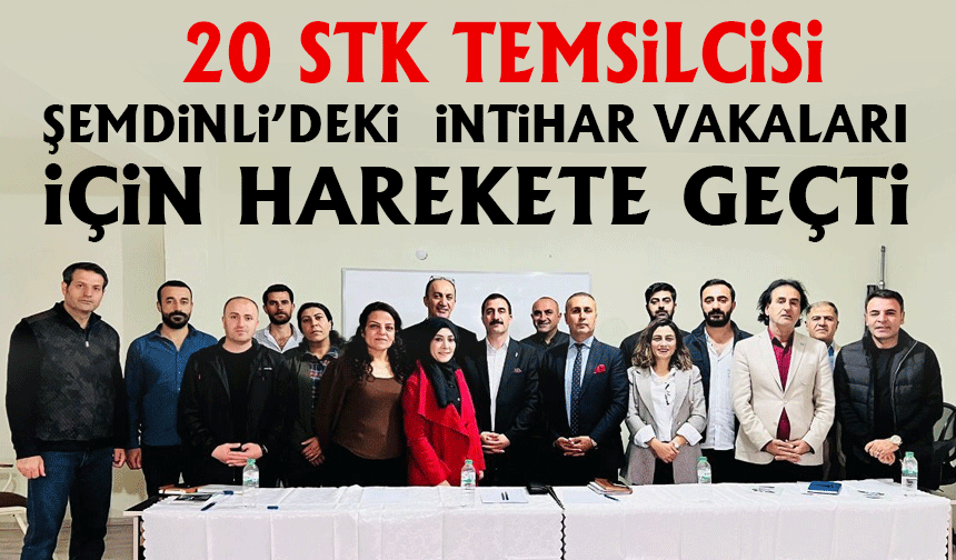 Şemdinli'de intihar vakaları için 20 STK temsilcisi bir araya geldi