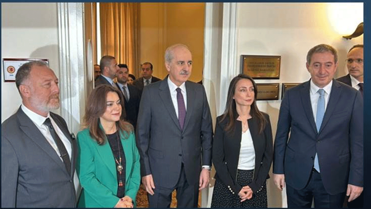 Meclis Başkanı Numan Kurtulmuş'tan DEM Parti'ye ziyaret