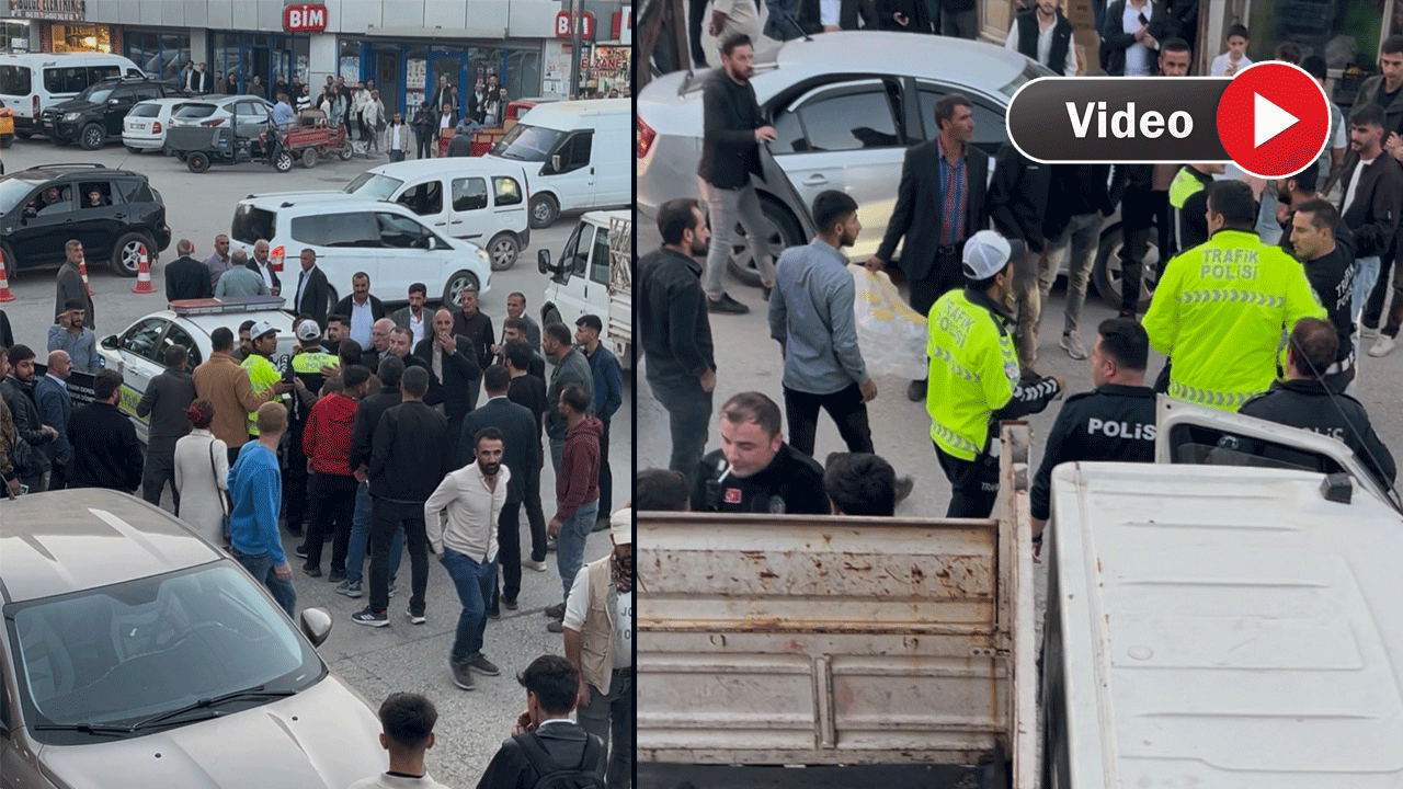 Yüksekova'da Trafik Polisi ile Vatandaş Arasında Gerginlik