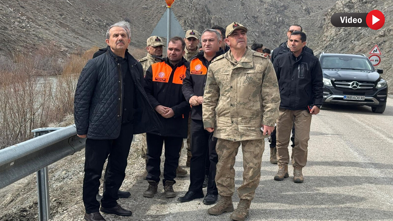 Vali Taşyapan, Heyelan Bölgesinde İncelemelerde Bulundu