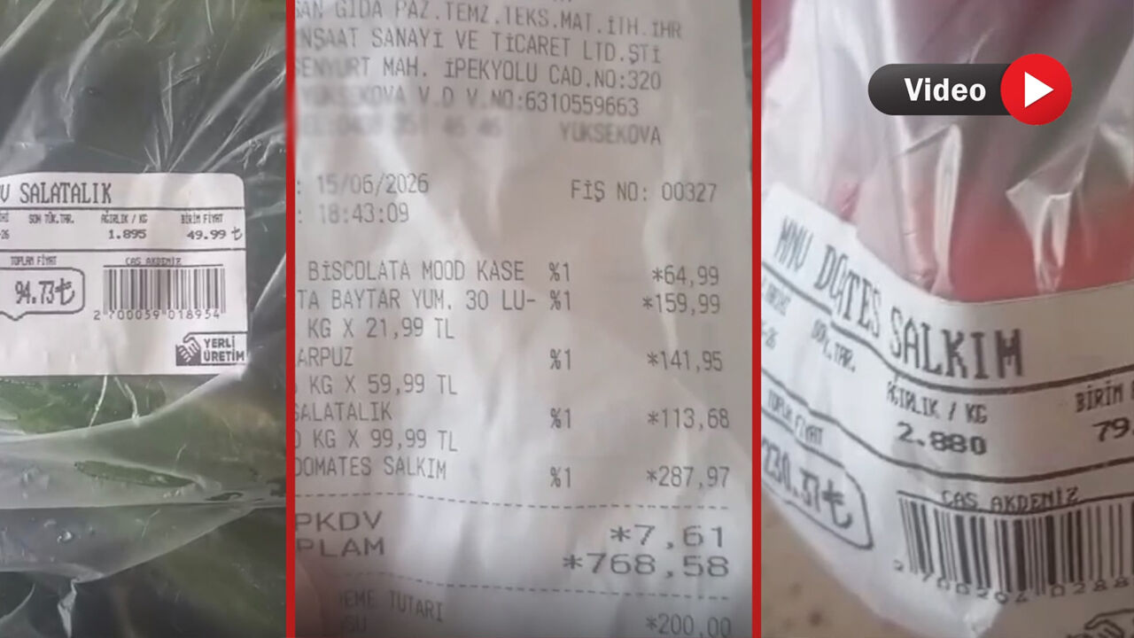 Yüksekova’da Markette Etiket Fiyatı ile Kasa Fiyatı Arasındaki Fark Tepki Çekti