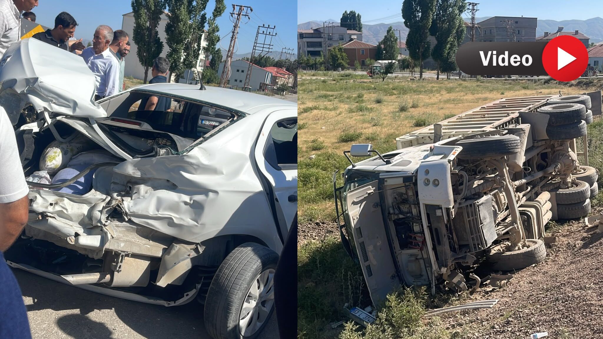 Yüksekova'da Çevre Yolunda Kaza : 5 Yaralı