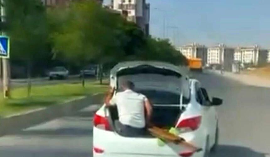 Diyarbakır’da tehlikeli yolculuklar kamerada