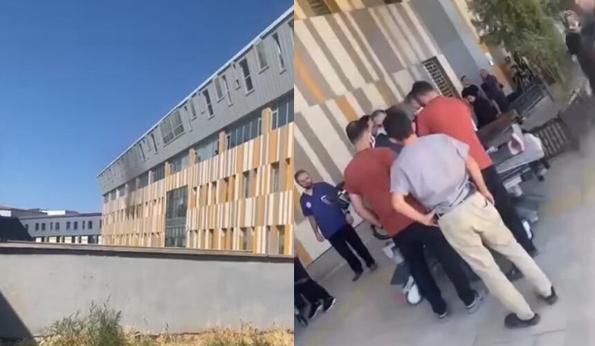 Van Eğitim ve Araştırma Hastanesinde korkutan yangın