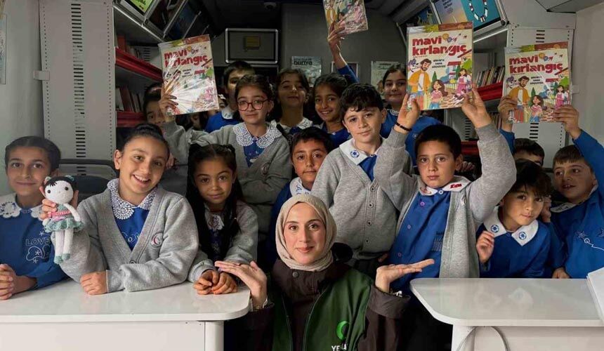 Yeşilay’dan Selim’de öğrencilere kitap ve farkındalık buluşması