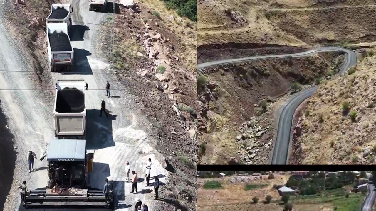 Yüksekova’da 14,5 Kilometrelik Köy Yolu Asfaltlandı